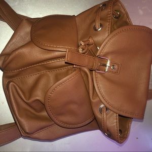 Brown Backpack